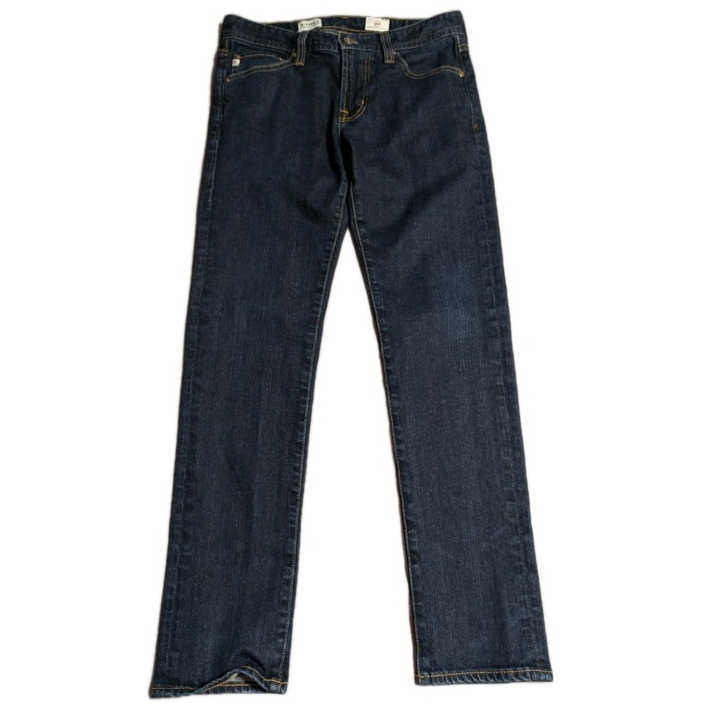 AG Adriano Goldschmied B-Type I Slim Fit Jeans Mens 29x29 Dark Wash USA Made